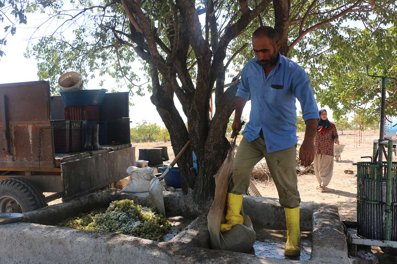 Şanlıurfa'da kazanlar yöresel lezzetler için kaynadı